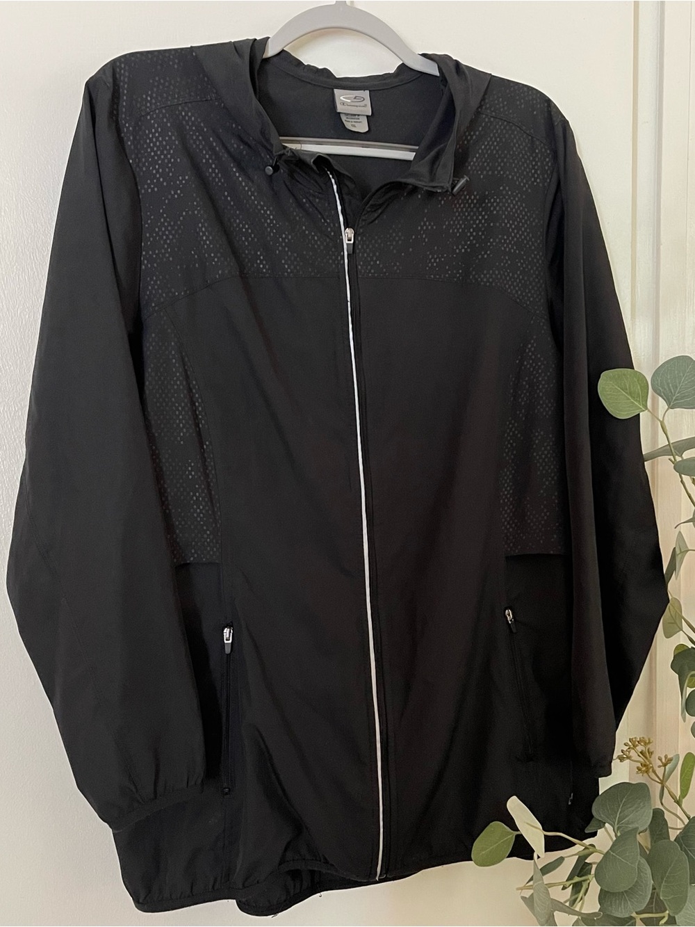C9 by Champion Men's Black Lightweight Zip Hoodie Jacket